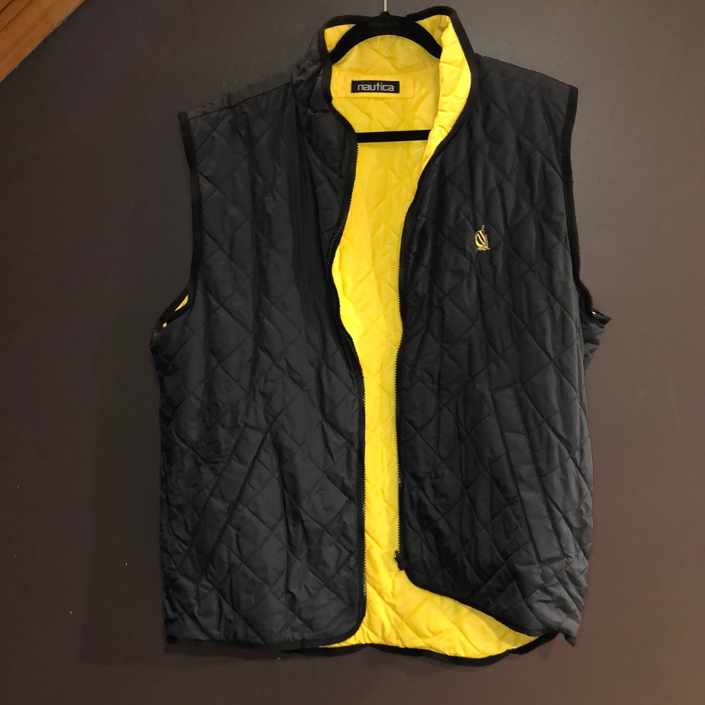 Nautica Quilted Reversible Vest XL Like New